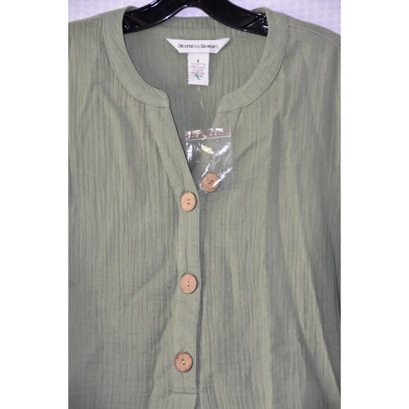 Drapers and Damons Easy Breezy Gauze Sheath Dress Size Small NEW!!! - Picture 3 of 5